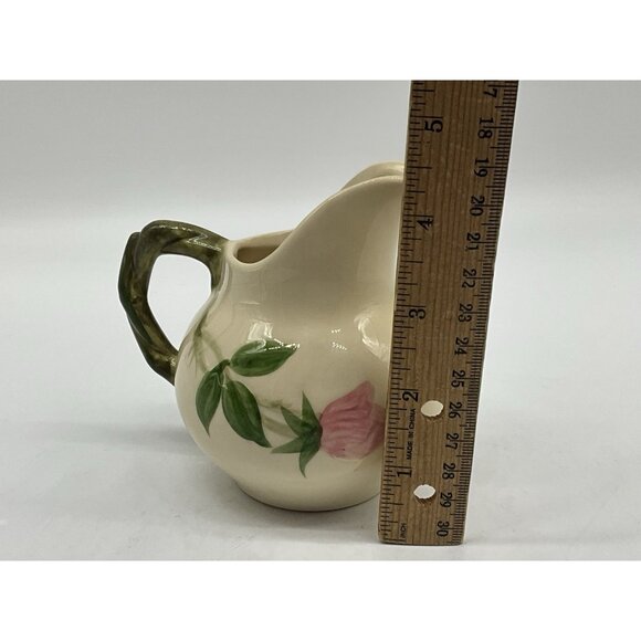 Desert Rose England Creamer and Sugar Bowl Vintage Set by Fransican Earthenware - Picture 10 of 16